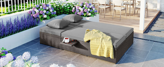 TOPMAX Outdoor Double Sunbed