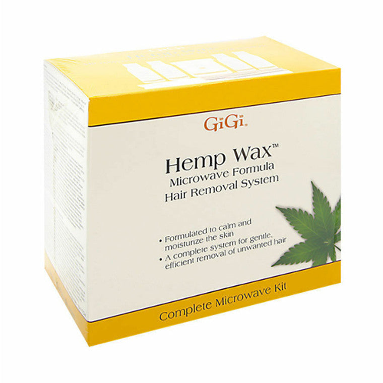 GiGi Hemp Wax Microwave Formula Hair Removal System Kit