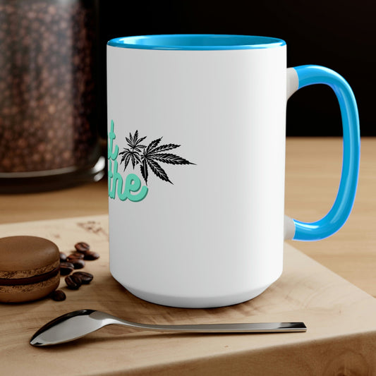"Just Breathe" Cannabis Tea Mug