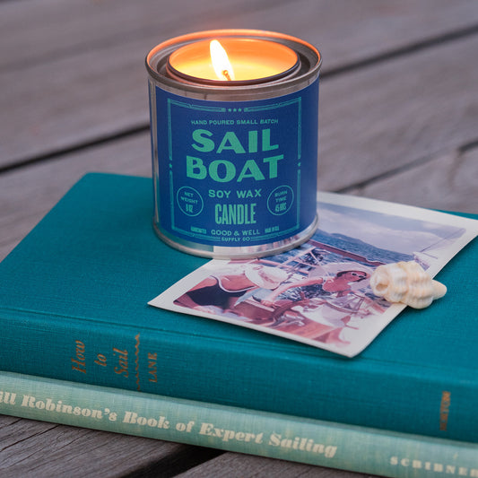 Sailboat Happy Place Candle