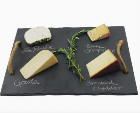 Slate Cheese Board w/ Hemp Handle