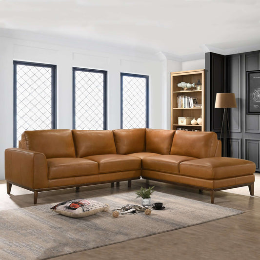 London Leather Sectional Sofa