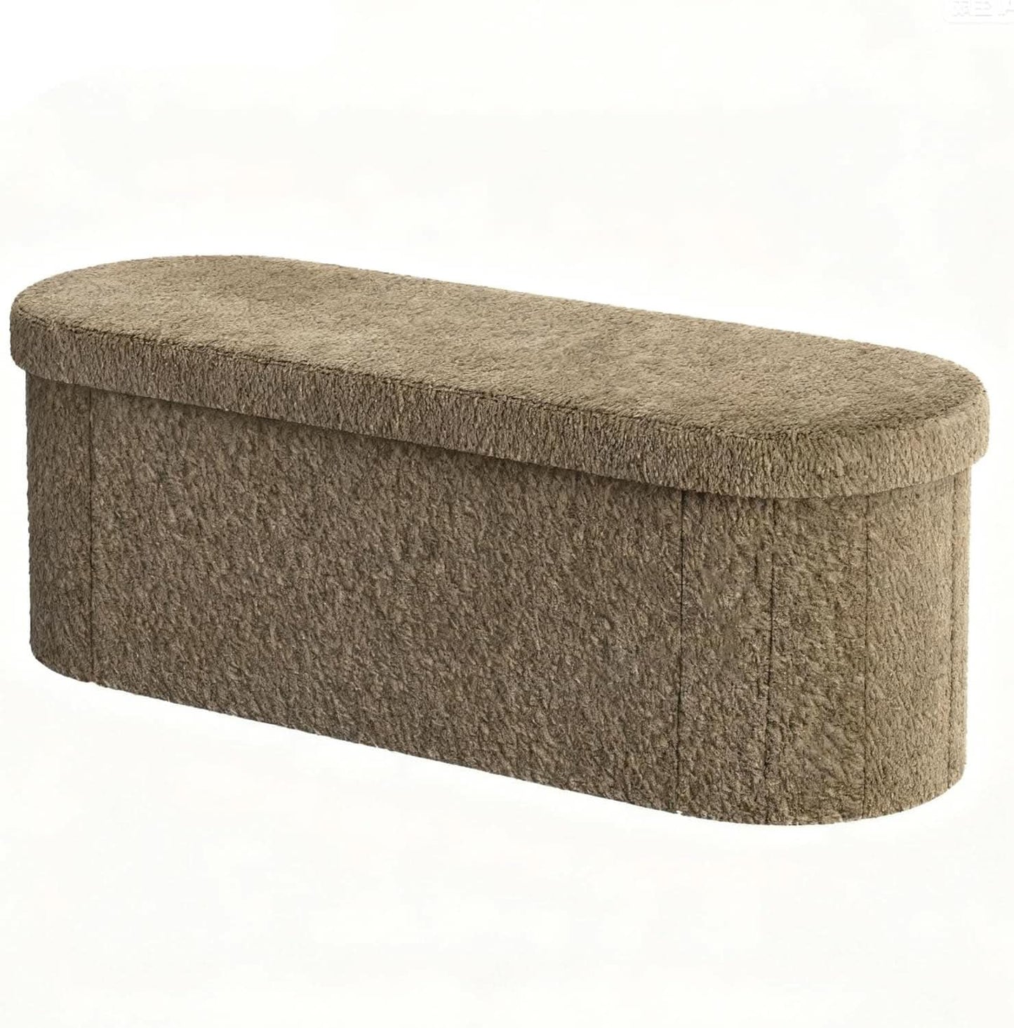 Folding Storage Ottoman