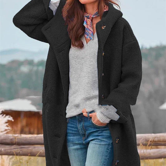Women's Tweed Medium-length Trench Coat