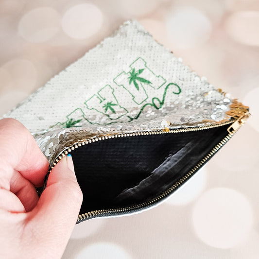 Cannamama 420 Sequin Stash Bag