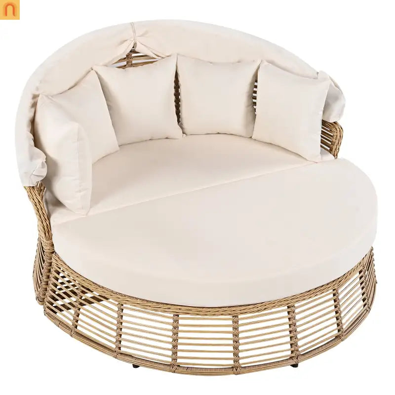 Chaise Lounge Canopy Round Daybed