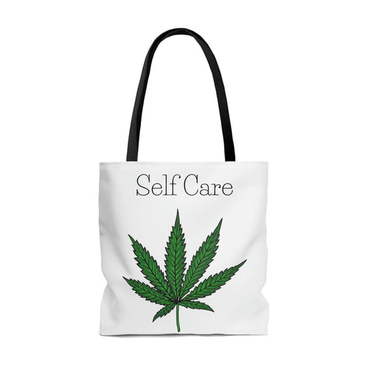 "Self Care" Cannabis Tote Bag