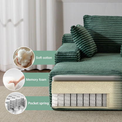 Oversized Chaise Lounge Chair Cozy Cloud Couch - Marijuana Mama