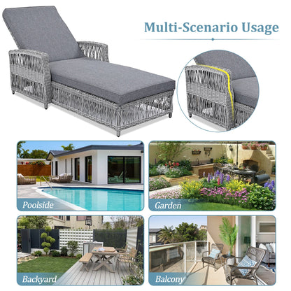 GO Outdoor Long Reclining Chaise