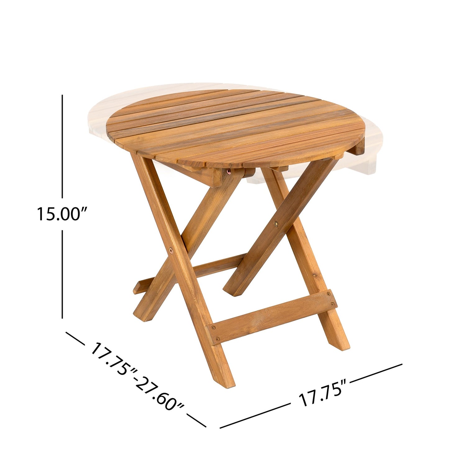 OUTDOOR RECLINER & SIDE TABLE SET