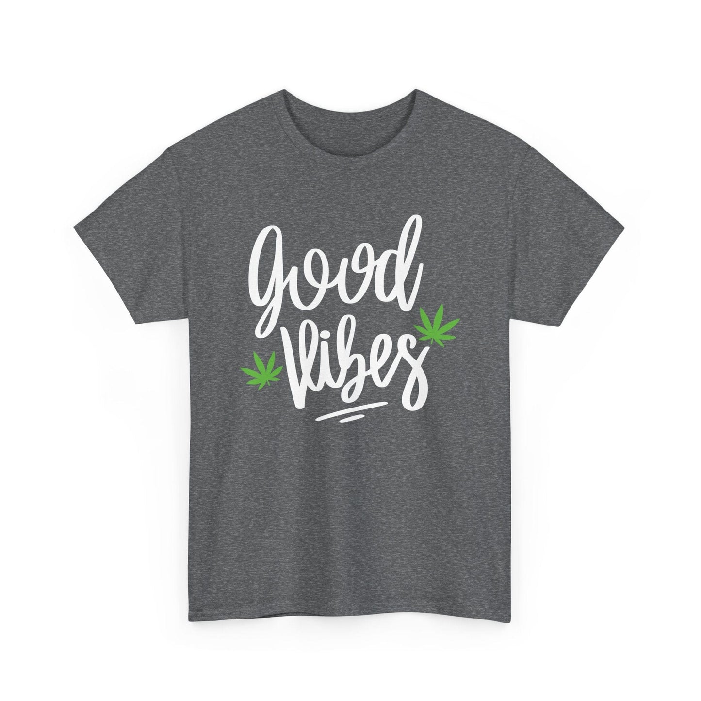 "Good Vibes" Marijuana Leaf T-Shirt