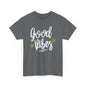 "Good Vibes" Marijuana Leaf T-Shirt