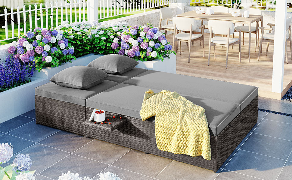 TOPMAX Outdoor Double Sunbed