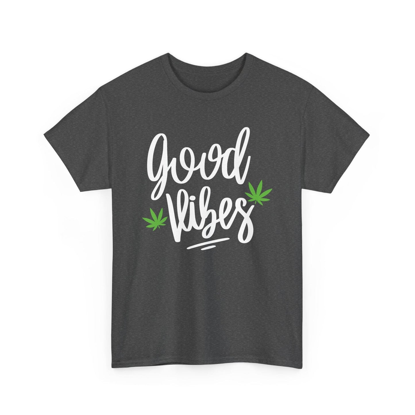 "Good Vibes" Marijuana Leaf T-Shirt