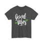 "Good Vibes" Marijuana Leaf T-Shirt
