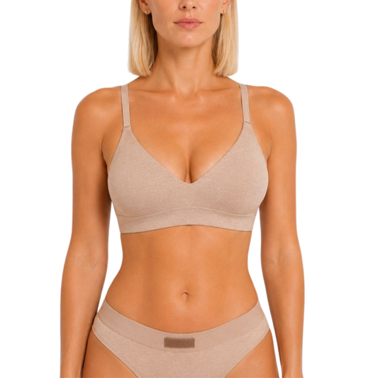 Seamless Hemp Bra with Removable Pads