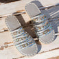 New Hemp Rope Thick Bottom Sandals With Rhinestones