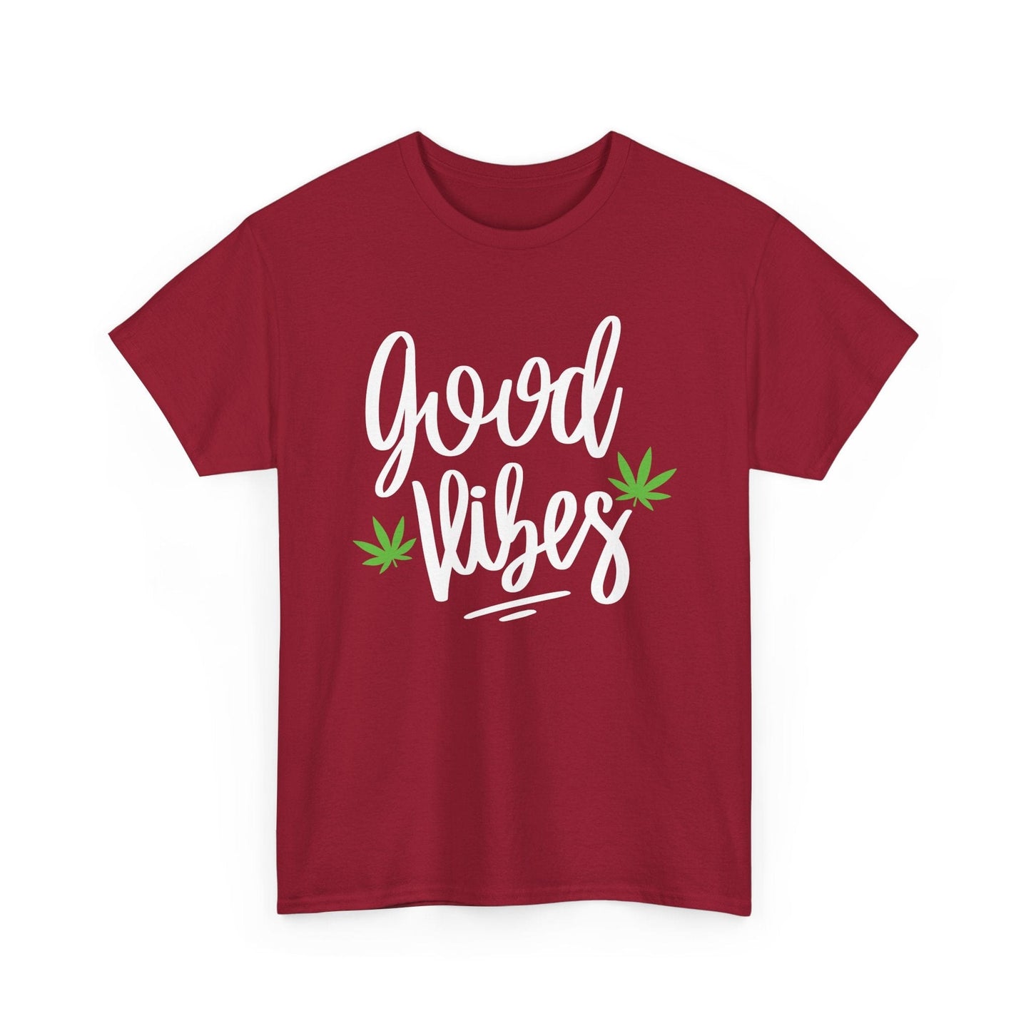 "Good Vibes" Marijuana Leaf T-Shirt