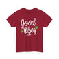 "Good Vibes" Marijuana Leaf T-Shirt