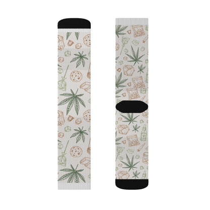 Retro Weed Socks