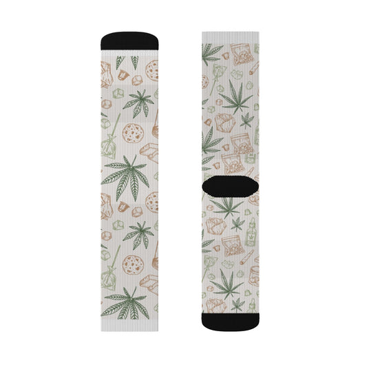 Retro Weed Socks
