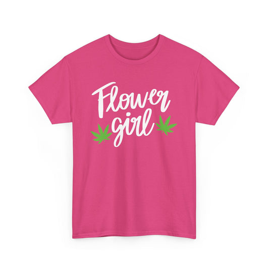 Flower Girl Marijuana Leaf Tee