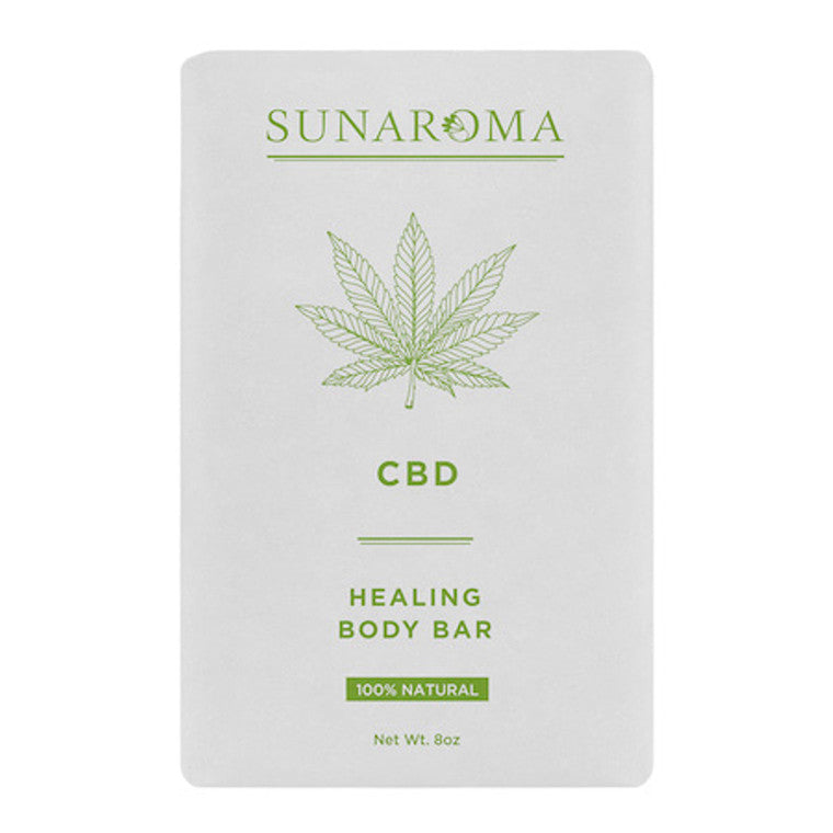Sunaroma CBD Healing Body Bar Soap, 8 Oz
