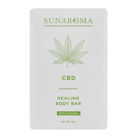 Sunaroma CBD Healing Body Bar Soap, 8 Oz