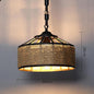 Retro Industrial Style Hemp Chandelier