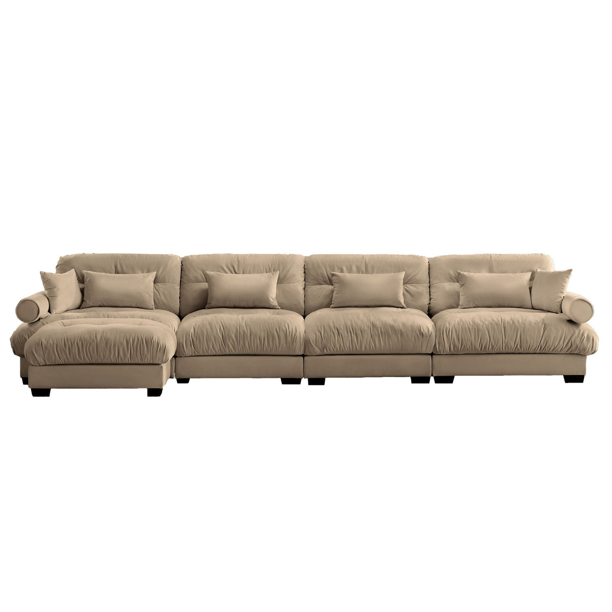 Modern Sectional Sofa With Ottoman - Marijuana Mama