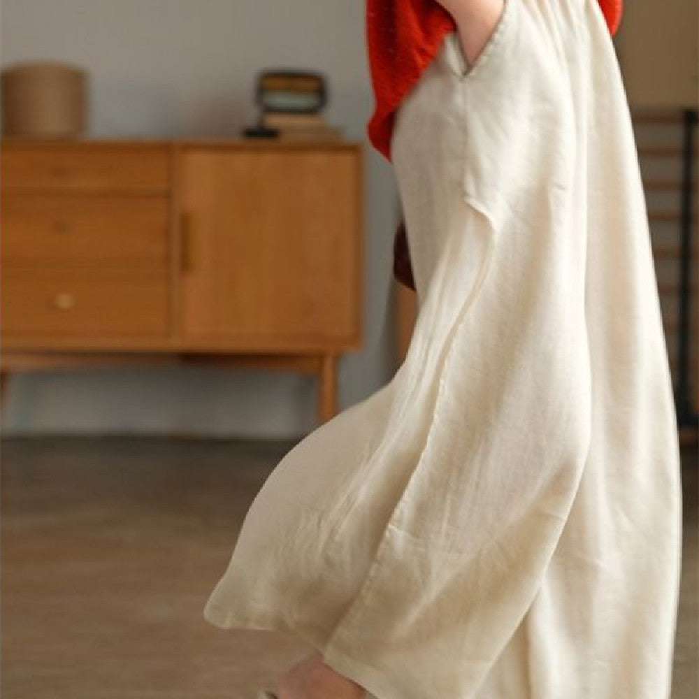 Hemp Wide Leg Casual Pant - Marijuana Mama
