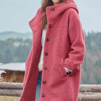 Women's Tweed Medium-length Trench Coat