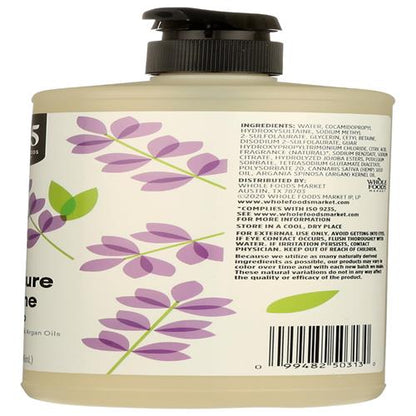 Whole Foods Market Moisture & Shine Shampoo With Hemp Seed & Argan Oil