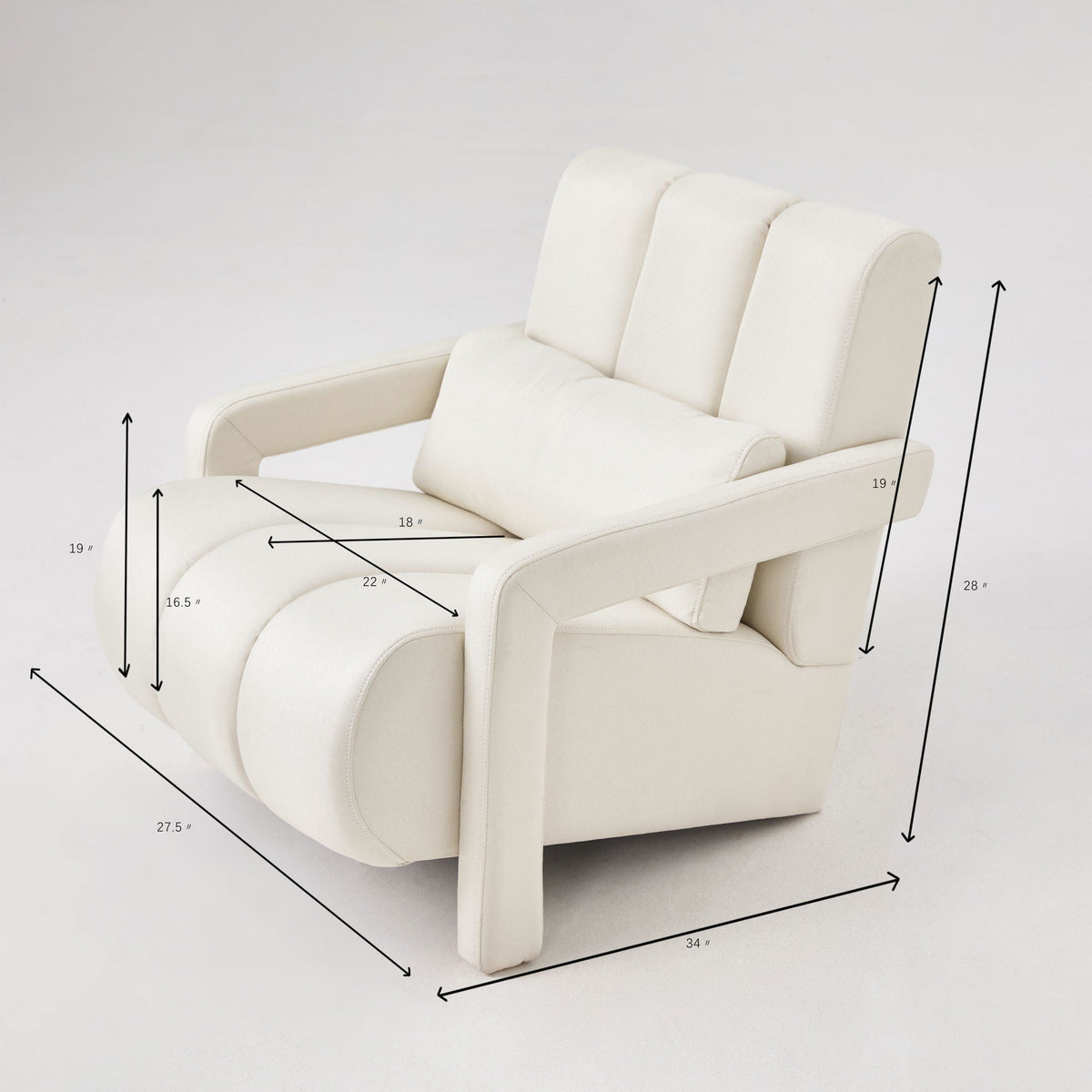 Modern Upholstered Accent Chair, Comfortable Fabric With A Pillow For Living Room - Marijuana Mama