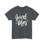 "Good Vibes" Marijuana Leaf T-Shirt