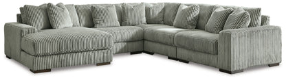 Lindyn - Sectional Sofa - Marijuana Mama