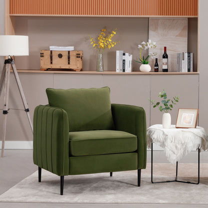 Accent Chair With Pillow For Living Room - Marijuana Mama