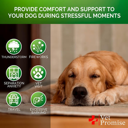 Hemp Calming Chews for Dogs Anxiety & Stress Relief- 120 Count