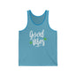 "Good Vibes" Marijuana Leaf Jersey Tank Top