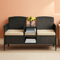 Patio Loveseat Outdoor Wicker Conversation Set