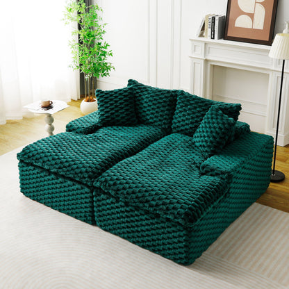 Double Chaise Lounge With Full Compressed Sponge - Marijuana Mama
