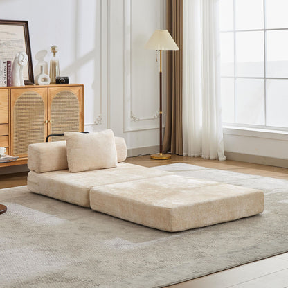 Convertible Floor Sofa Bed With Fixed Shape Frame For Living Room - Marijuana Mama