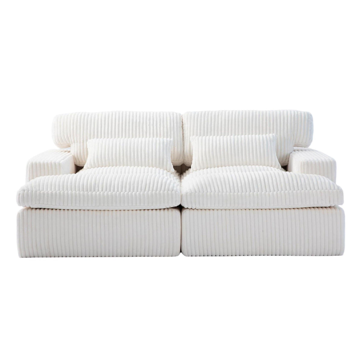 Double Chaise Lounge Chair, Oversized Upholstered Sleeper Cloud Couch - Marijuana Mama