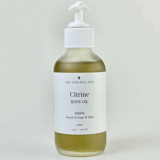 Citrine Hemp Infused Body Oil