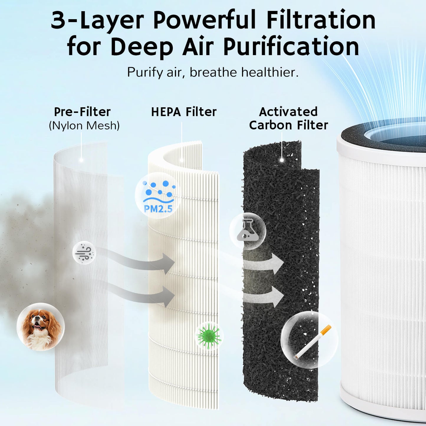 Ethereal Rain Air Purifier & Humidifier Combo