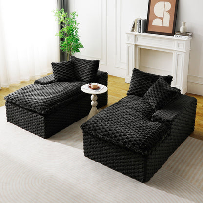 Double Chaise Lounge With Full Compressed Sponge - Marijuana Mama