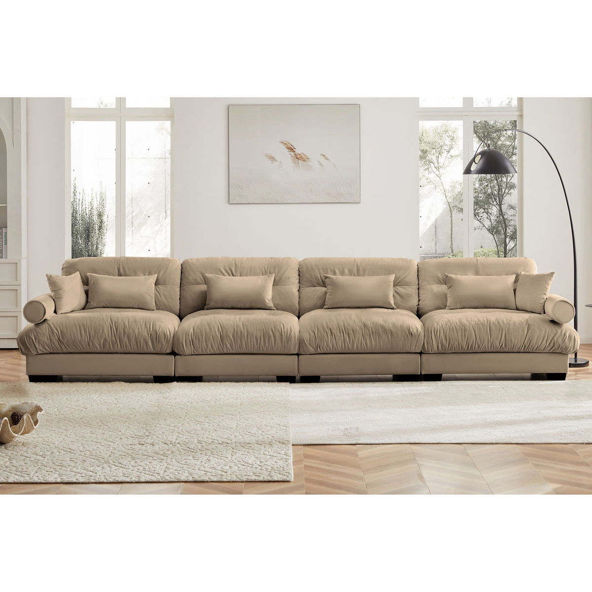 Super Comfy Oversized Modular Sectional Sofa - Marijuana Mama
