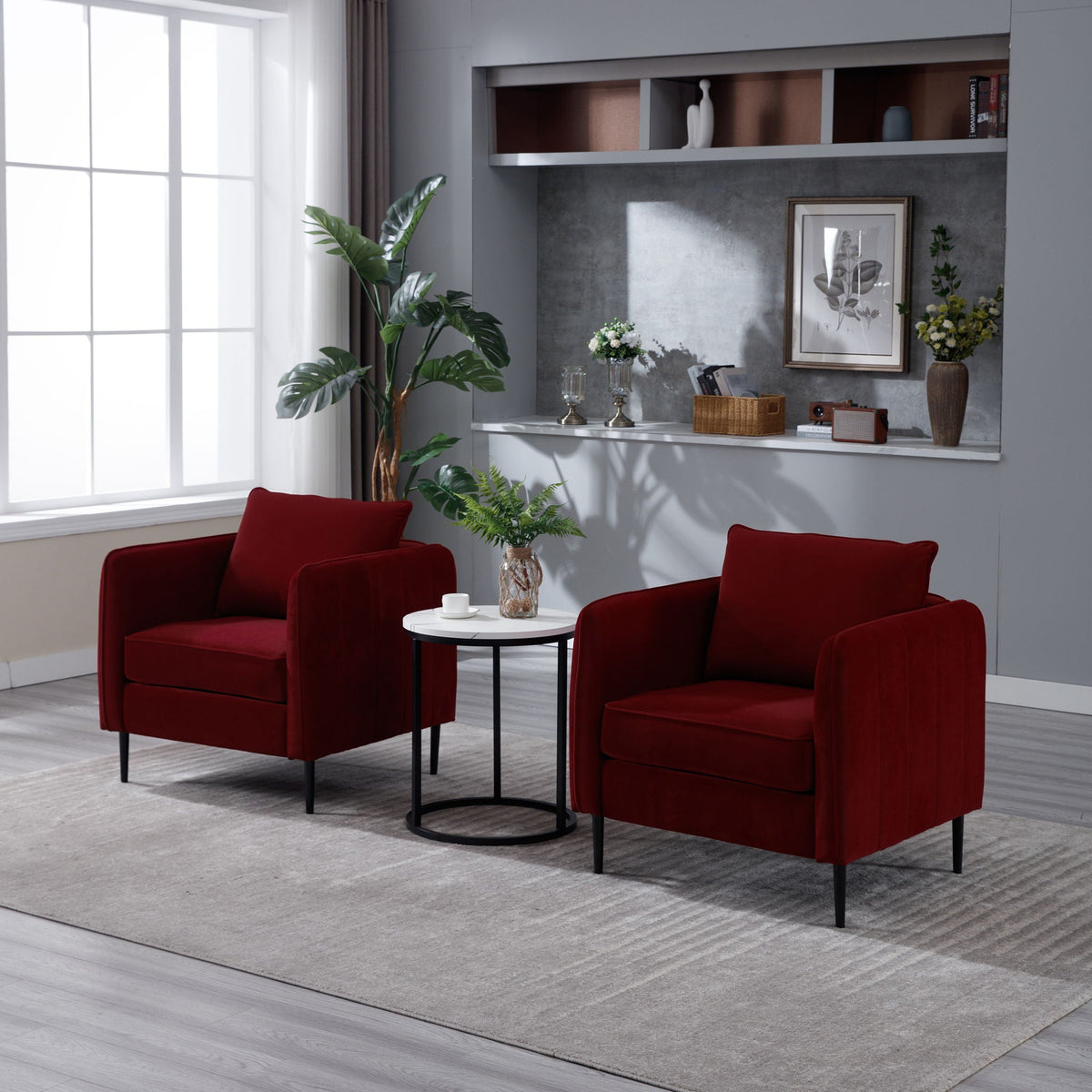 Accent Chair With Pillow For Living Room - Marijuana Mama