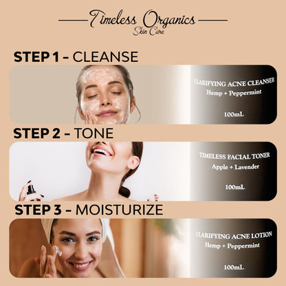 Timeless Organics 3-Step Acne System