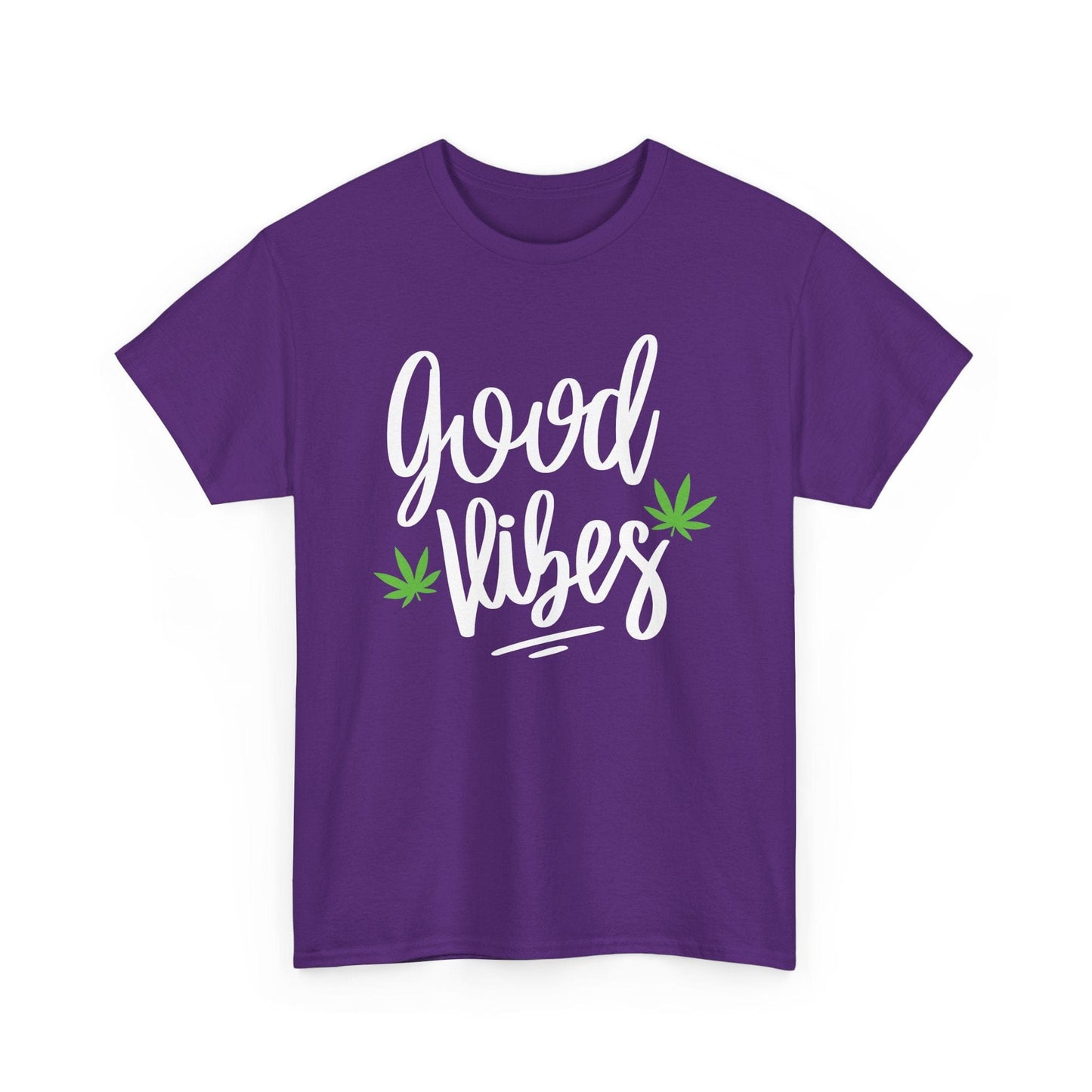 "Good Vibes" Marijuana Leaf T-Shirt